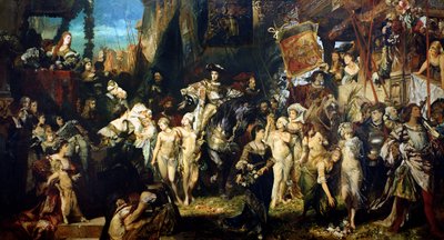 1520, 1878 में एंटवर्प में सम्राट चार्ल्स V (1500-58) का प्रवेश द्वारा Hans Makart